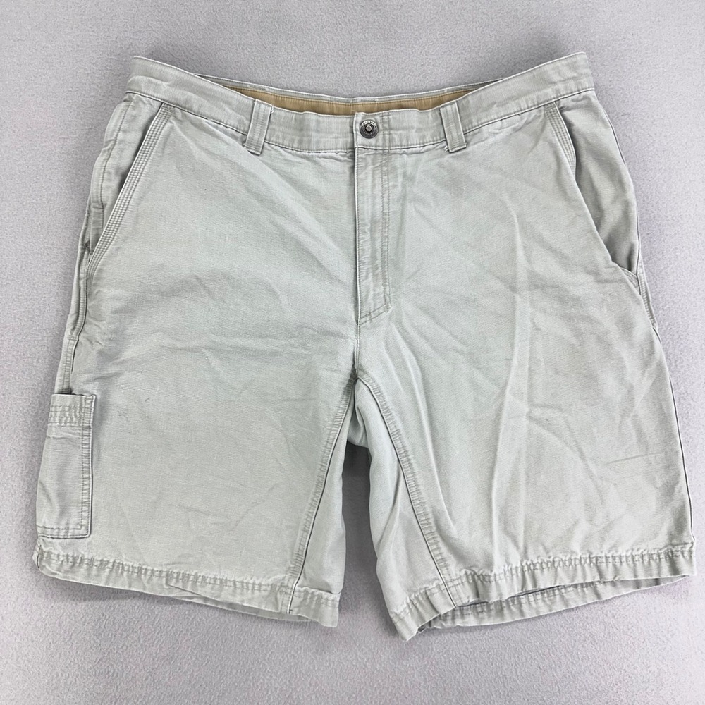 Columbia Lander Shorts Mens 38 Khaki Utility Hiking Casual Work Classic Chino